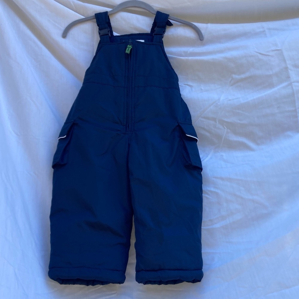 Navy Kids Snow Overalls